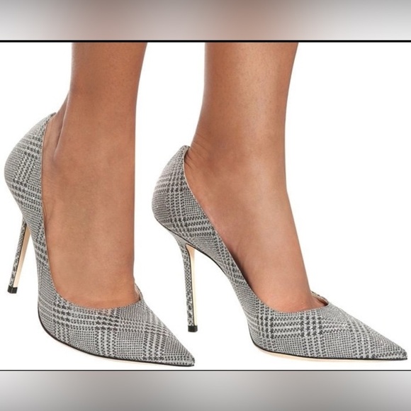 Jimmy Choo Love 100 Prince Of Stars Glitter Pumps Size 35 US 5 Authentic Luxury - Picture 1 of 14